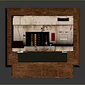 Vintage Rusted Cash Register Equipment With Wooden Base And Classic Design