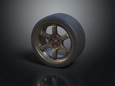 Hyundai tire wheels Volkswagen wheels 3d model