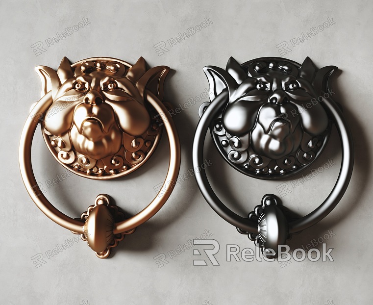 Chinese-style door ring door ring handle model