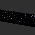 Modern RGB Backlit Full Size Keyboard With Colorful Illumination And Ergonomic Design