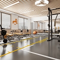 Modern Gym 3d model