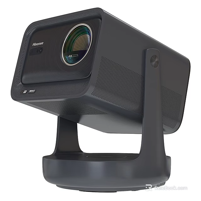 XGIMI Black Projector With High Definition Lens And Stable Stand Design 3d model 