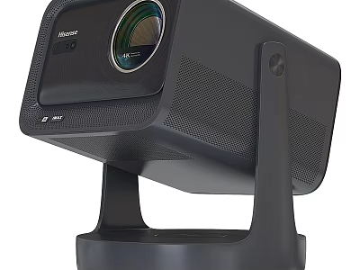 XGIMI Black Projector With High Definition Lens And Stable Stand Design 3d model