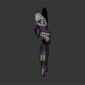 Purple Green Water Transport Vehicle With Mechanical Design And Unique Structure