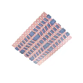Modern Geometric Interlaced Woven Pattern Blue Pink Stylish Statement Area Rug For Home Decor