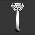 Elegant Luxury Platinum Ring Featuring Large Central Stone And Sparkling Diamonds