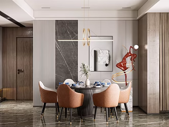 Modern Restaurant 3d model