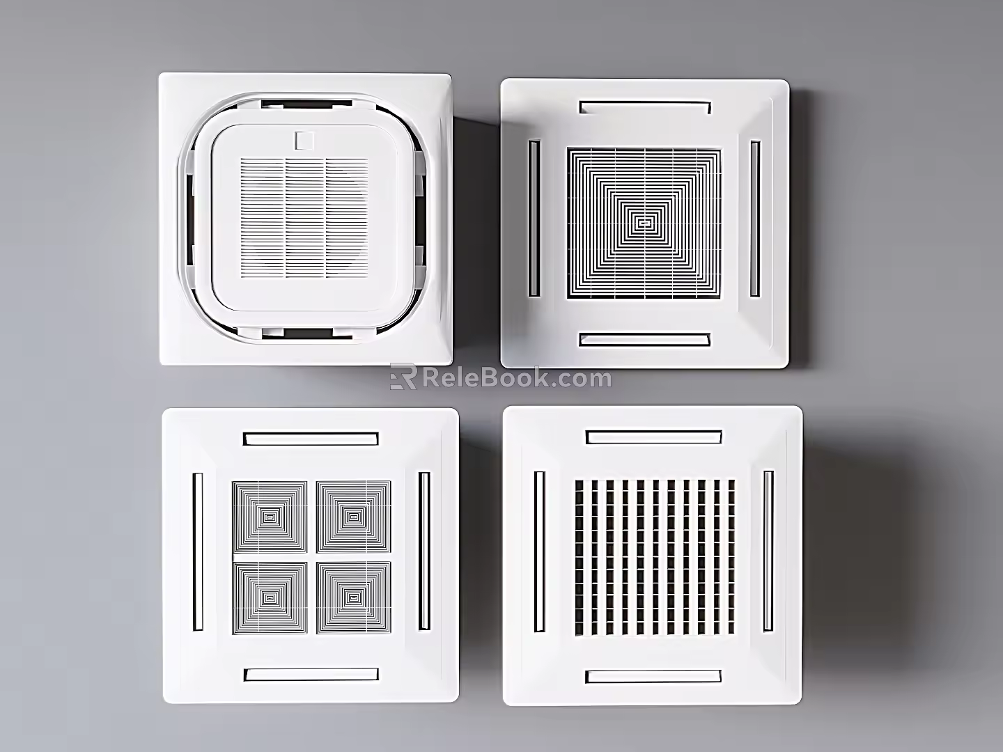 ceiling type central air conditioning 3d model