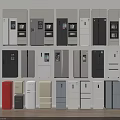 Refrigerators and Freezers in Various Designs Styles and Colors on