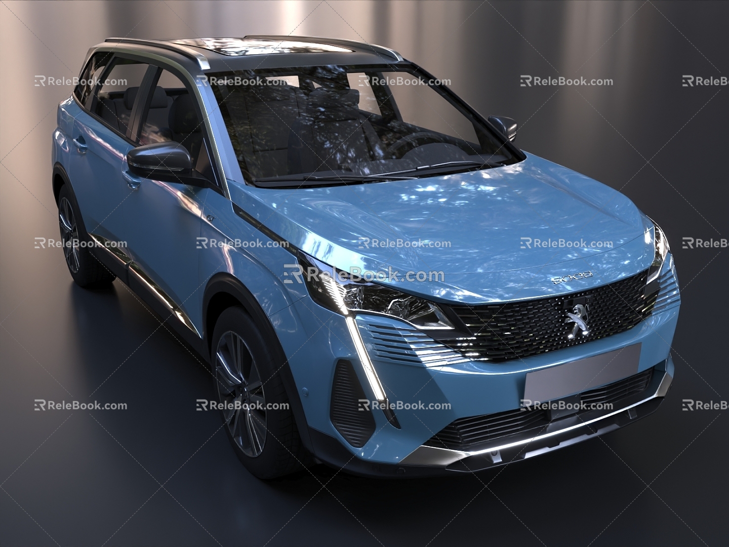 Peugeot 5008 Peugeot 3d model