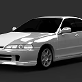 Silver Sedan Sports Car With Sleek Design Alloy Wheels And Front Grille