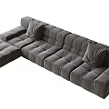Modern Multiplayer Sofa Corner Sofa 3d model