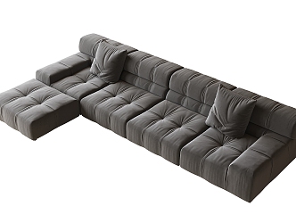 Modern Multiplayer Sofa Corner Sofa 3d model