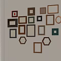 Modern Photo Frame Decorative Frame 3d model