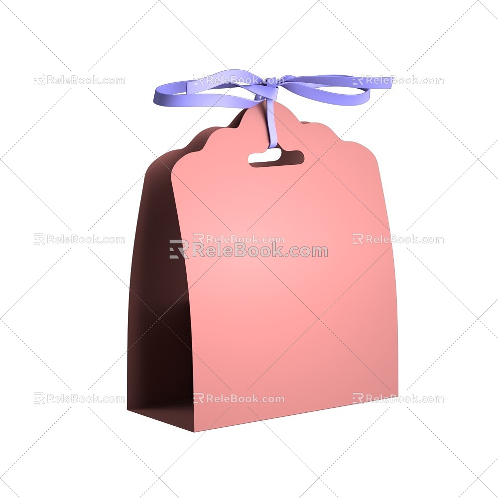 Gift box packaging box 3d model