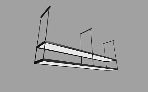 Modern Hanger Glowing Hanger 3d model