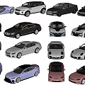 Diverse Car Models In Multiple Colors And Various Styles On 3d model