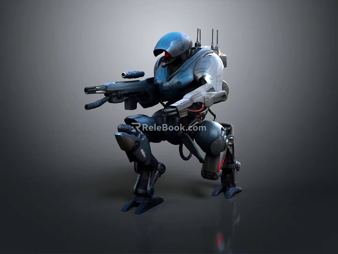 Mech Warrior Mech Soldier Machine Battlearm Mechanical Battlearm Machine Fighter Robot 3d model