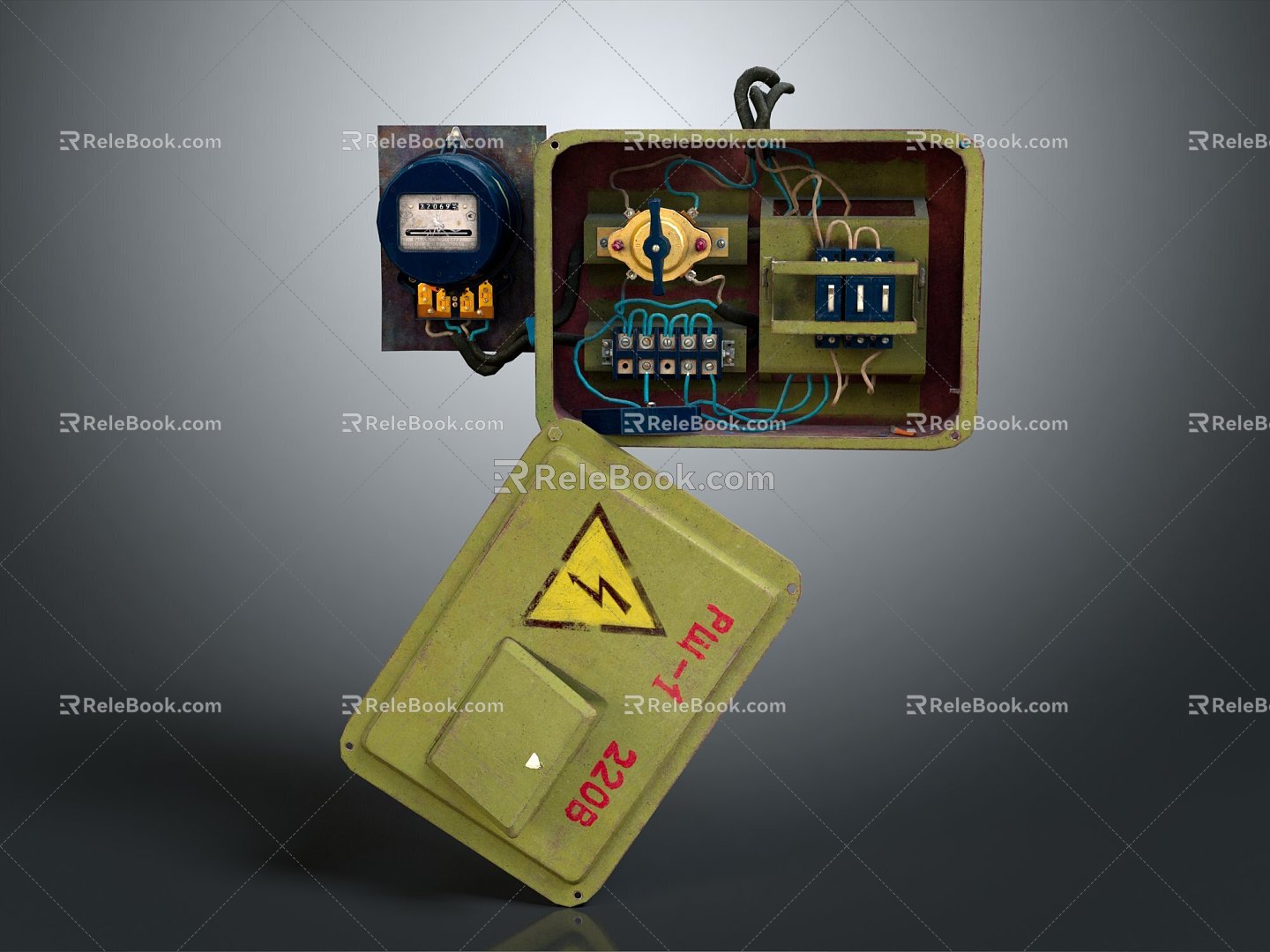 Modern Distribution Box Electric Meter Power Supply Box Power Supply model