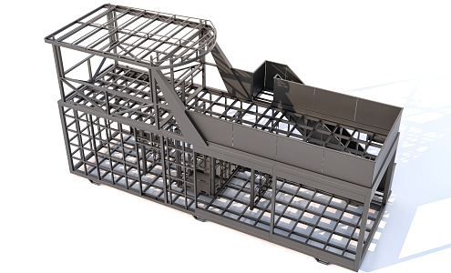 Iron rack 3d model