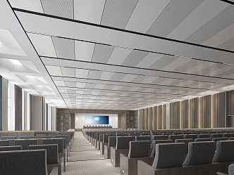 Modern Conference Hall Report Hall 3d model