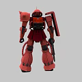 Zagu Robot Armed Robot War Machine Robot Mobile Soldier Gundam Game Role 3d model