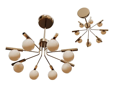 Modern Chandelier Art Chandelier Spherical Chandelier 3d model