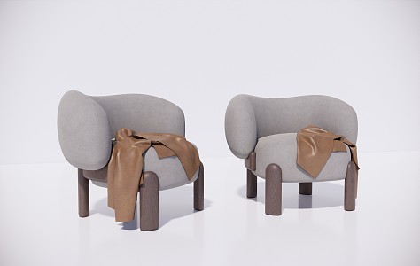 Modern Sofa Chair Children Sofa Chair 3d model