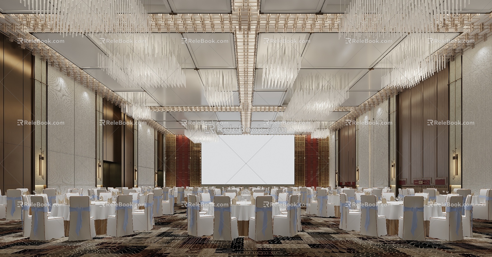 Ballroom 3d model