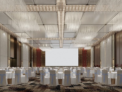 Ballroom 3d model