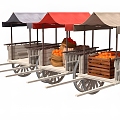 Market cart 3d model