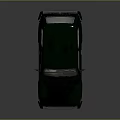 Vintage Two Door Car With Square Body Off Road Tires And Weathered Retro Finish