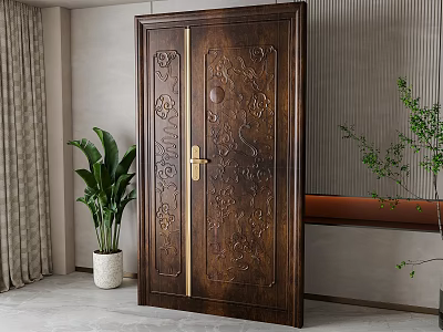 Entry door 3d model