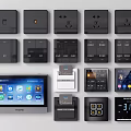 Smart Modern Switch Panels With Multiple Styles And Home Control Functions