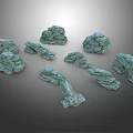 Natural Stone Decorative Rock Pieces In Various Shapes For Interior Design