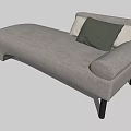 Modern chaise longue 3d model