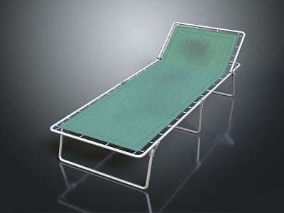 Modern Medical Bed Folding Bed Surgical Bed Push Bed 3d model