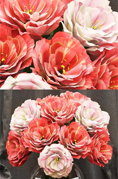 Modern Vase Flowers 3d model