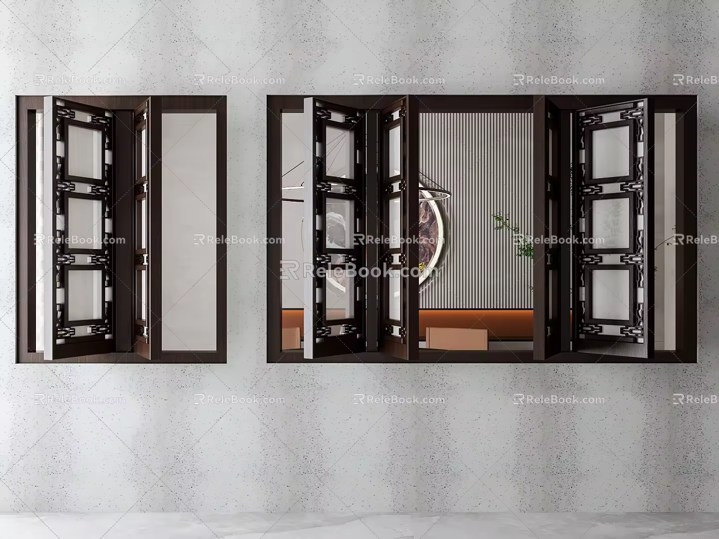 Window combination 3d model