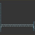 Iron frame large iron frame iron frame house factory industrial iron frame iron ladder rigid ladder work frame rigid scaffold 3d model