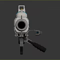 Modern sci-fi gun sci-fi gun sci-fi bazooka 3d model