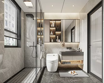 Modern Toilet Master 3d model