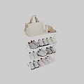 Multi Layer White Shoe Rack For Storing Casual Sneakers And Displaying Practical Daily Fashion Accessories