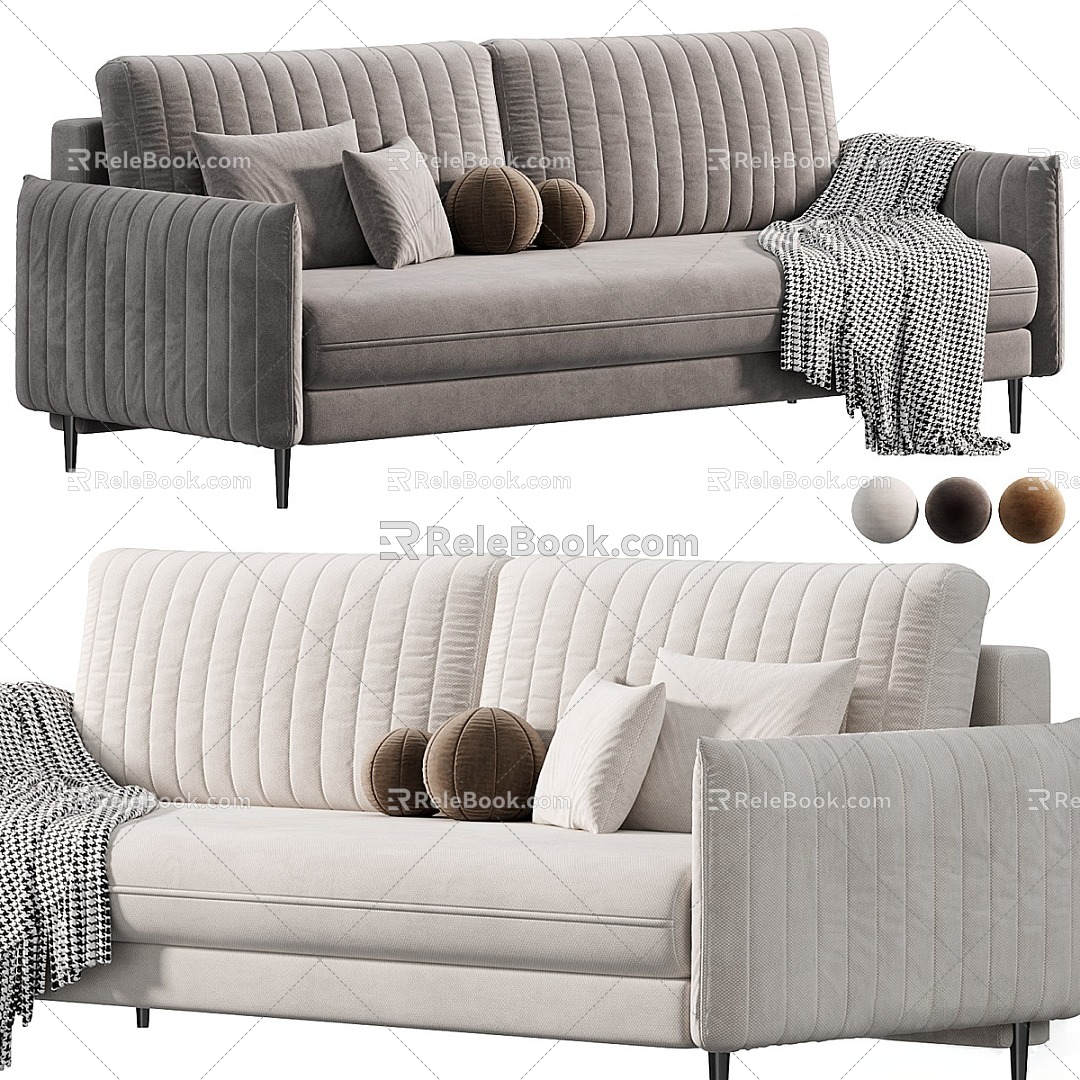 Swart Sofa 3d model