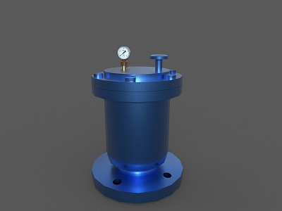 CARX compound exhaust valve exhaust valve 3d model