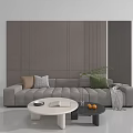 Modern Multiplayer Sofa Combination Sofa 3d model