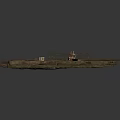 Weathered Wooden Dock Structure Featuring Dark Plank Platform Small Water Area and Railings