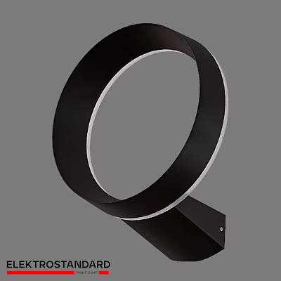 Modern Circular Black Wall Light With Minimalist Design For Home Decor 3d model