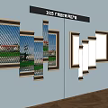 2025 Frames Collection Wall Display With Ornate Borders And Varied Designs
