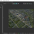 Aerial View Urban Planning With Residential Buildings Green Spaces And Road Networks